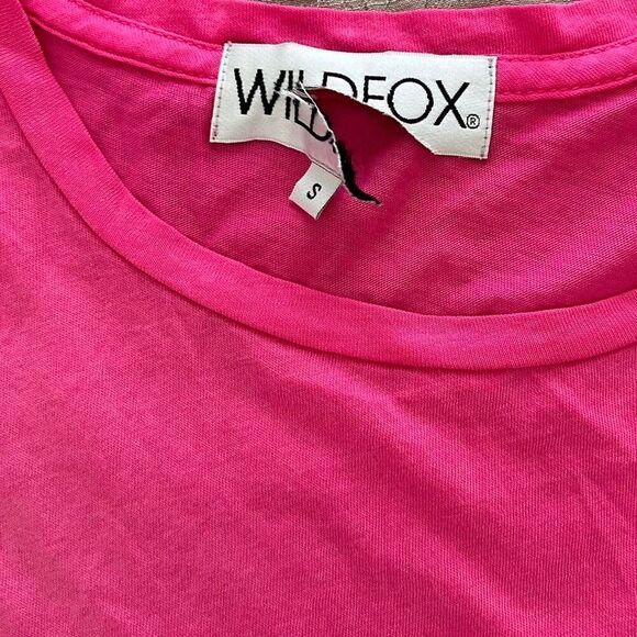 wildfox Pink cotton"I shaved my legs for this?" graphic baby heart tee Small - Picture 2 of 4